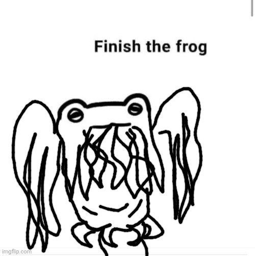 finish the drawing | image tagged in finish the drawing | made w/ Imgflip meme maker