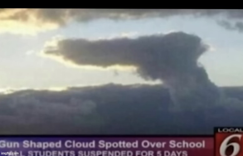 how did that happen (S: even god predicted it by making a cloud with a gun shape) | made w/ Imgflip meme maker