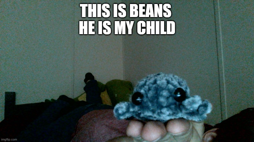 My Little Bean Burrito <3 | THIS IS BEANS 
HE IS MY CHILD | made w/ Imgflip meme maker