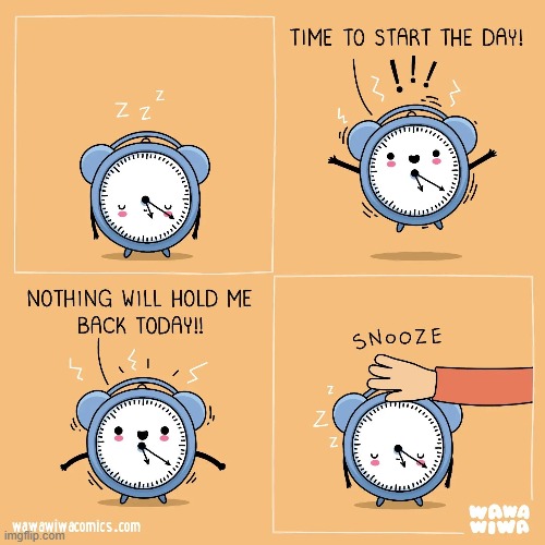 image tagged in alarm clock,snooze | made w/ Imgflip meme maker