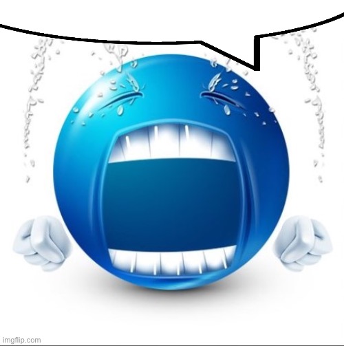 Crying Blue guy | image tagged in crying blue guy | made w/ Imgflip meme maker