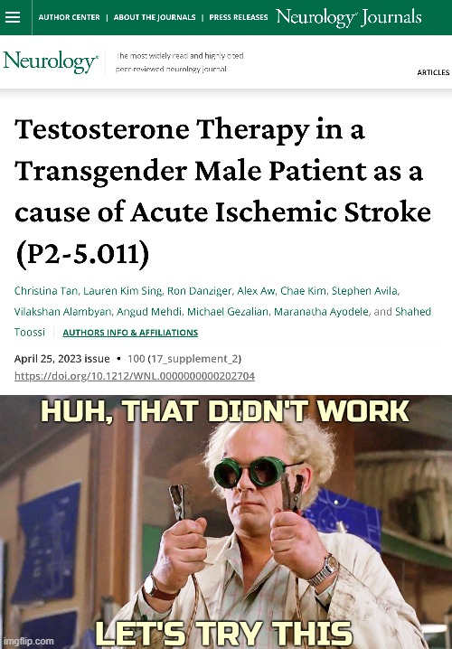 image tagged in science,gender identity | made w/ Imgflip meme maker