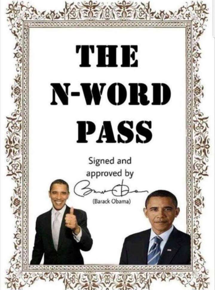 High Quality N-word pass Blank Meme Template
