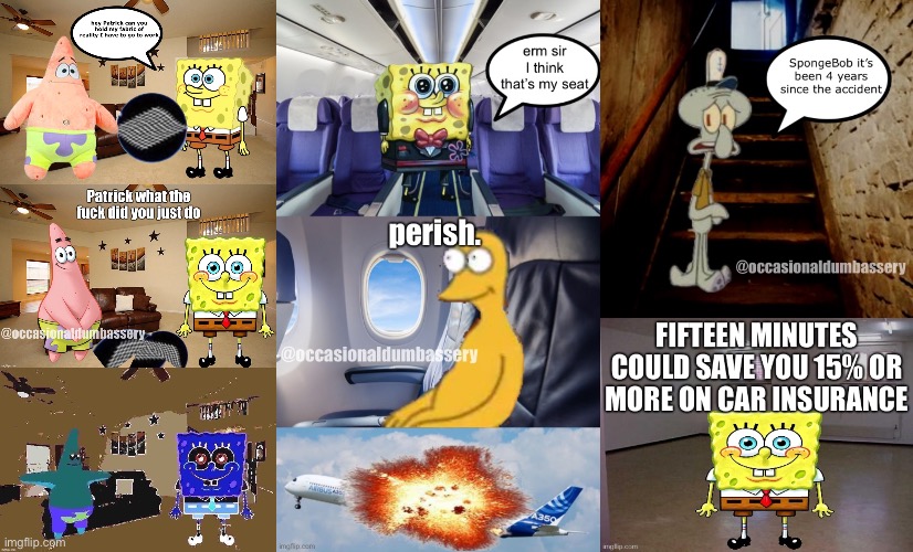 all my spongeborb meme parody things that I made myself should I make more | made w/ Imgflip meme maker