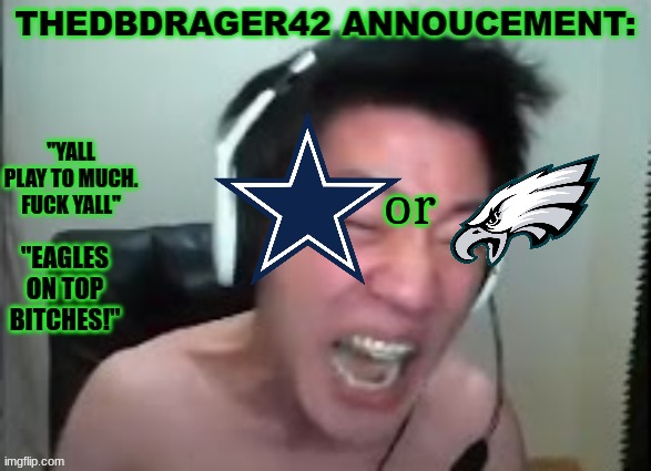 which ones better (its the one not in blue) | or | image tagged in thedbdrager42s annoucement template | made w/ Imgflip meme maker