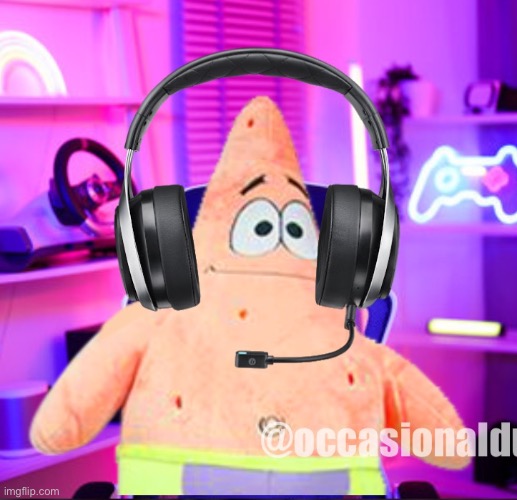 gaymer pattrik | made w/ Imgflip meme maker