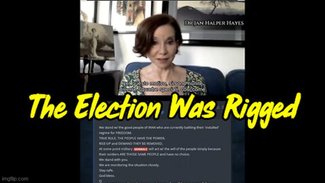 Dr. Jan Halper-Hayes: The Election Was Rigged (Video) 