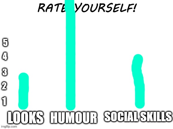 how popular am I rate me out of 69 | image tagged in rate yourself | made w/ Imgflip meme maker