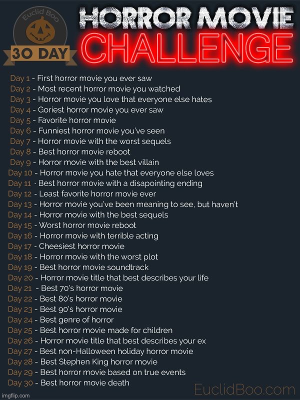 heyyyyyyyyyyyyyyyyyyyyy OwU- | image tagged in 30 day horror movie challenge | made w/ Imgflip meme maker