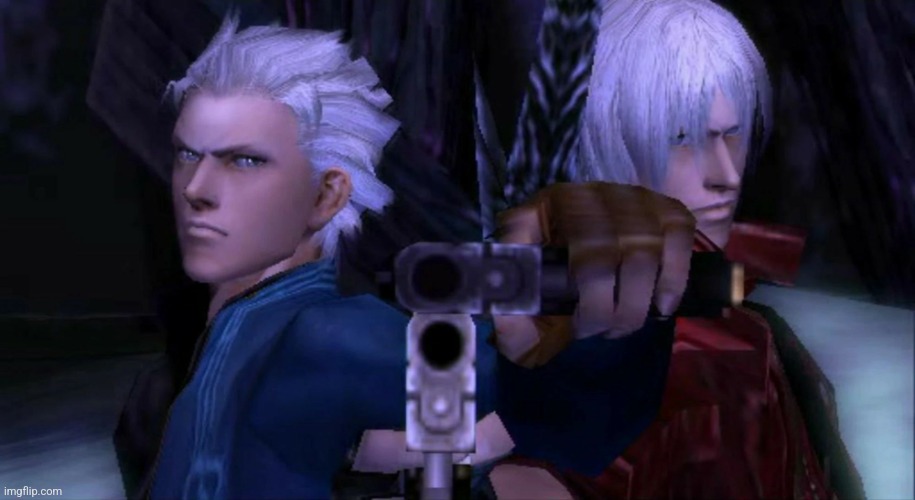 Dante and Vergil don't like you | image tagged in dante and vergil don't like you | made w/ Imgflip meme maker