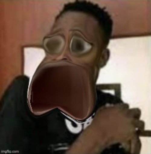 Really scared black guy | image tagged in really scared black guy | made w/ Imgflip meme maker