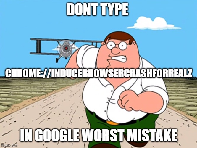 DONT SEARCH X | WORST MISTAKE OF MY LIFE | DONT TYPE; CHROME://INDUCEBROWSERCRASHFORREALZ; IN GOOGLE WORST MISTAKE | image tagged in dont search x worst mistake of my life | made w/ Imgflip meme maker
