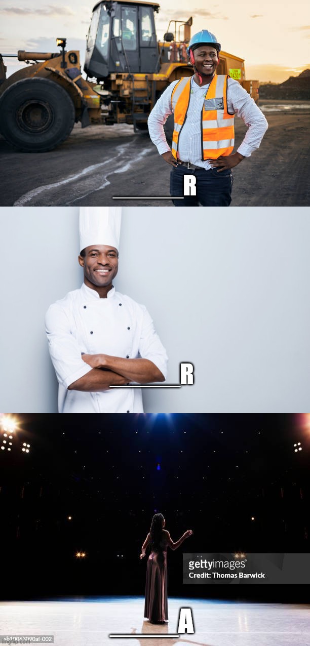 Guess the words, answers in comments | _____R; _____R; ____A | made w/ Imgflip meme maker