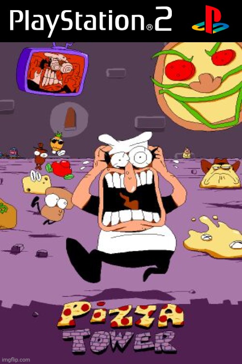 Pizza tower on the playstation 2 | made w/ Imgflip meme maker