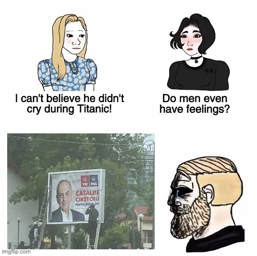 Do men even have feelings? | image tagged in do men even have feelings | made w/ Imgflip meme maker