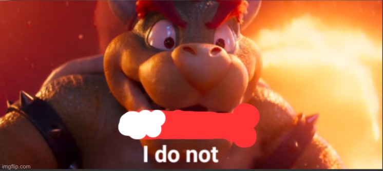 Bowser I do not | image tagged in bowser i do not | made w/ Imgflip meme maker
