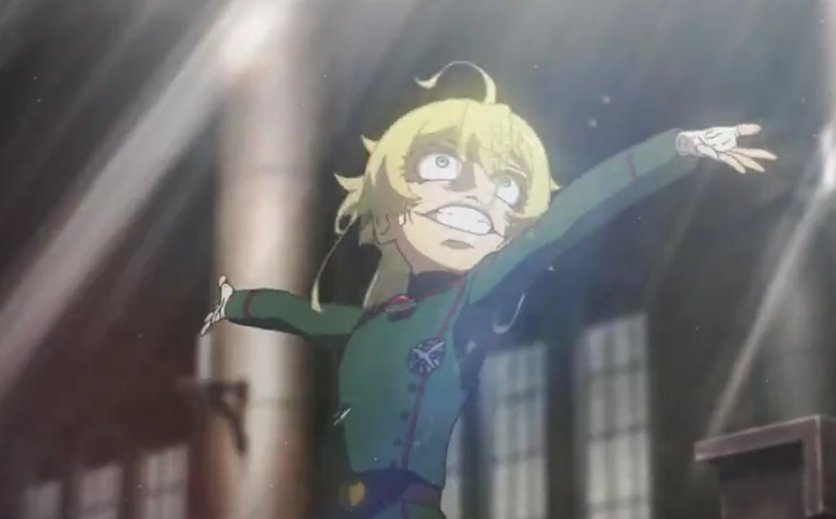 High Quality tanya going crazy Blank Meme Template