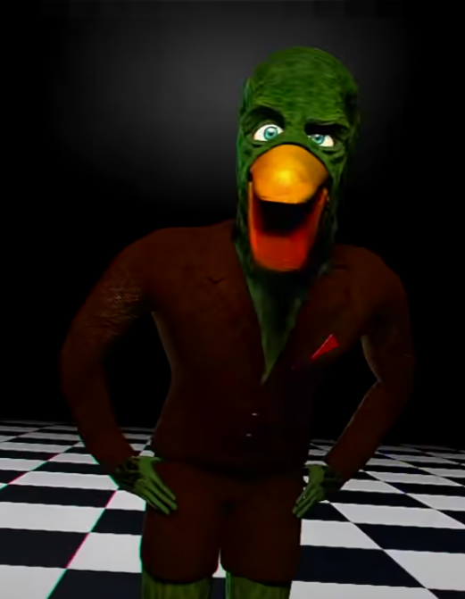 green duck Blank Meme Template