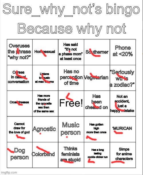 There is an imposter | image tagged in swn bingo | made w/ Imgflip meme maker