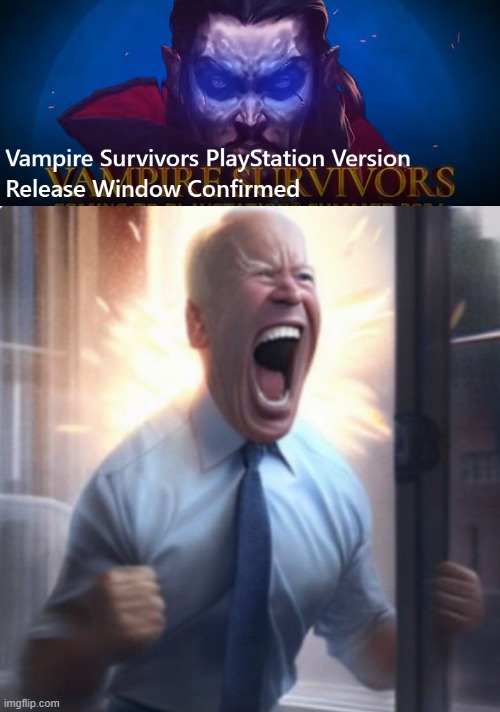 About time this game came to PS5 | image tagged in biden lets go | made w/ Imgflip meme maker