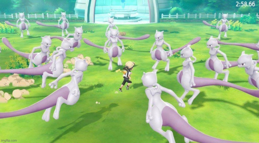 a normal day in pokemon let's go pikachu | image tagged in pokemon | made w/ Imgflip meme maker