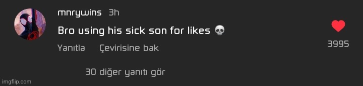 comment on a man showing his son with cancer | made w/ Imgflip meme maker