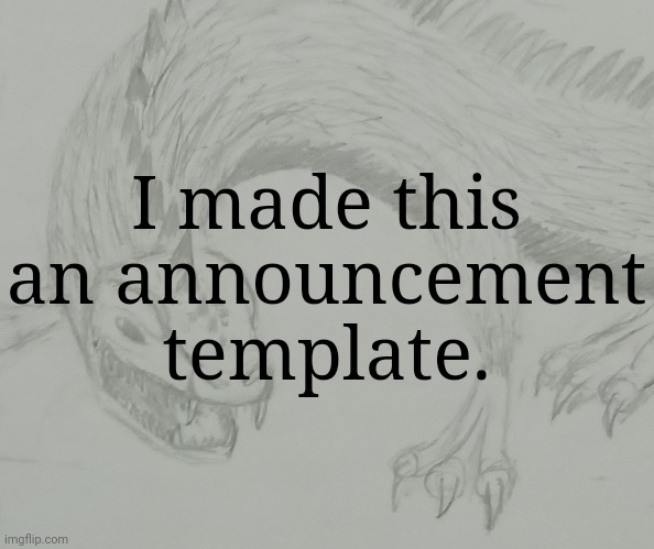 Fish | I made this an announcement template. | image tagged in leviathan kaiju announcement template | made w/ Imgflip meme maker