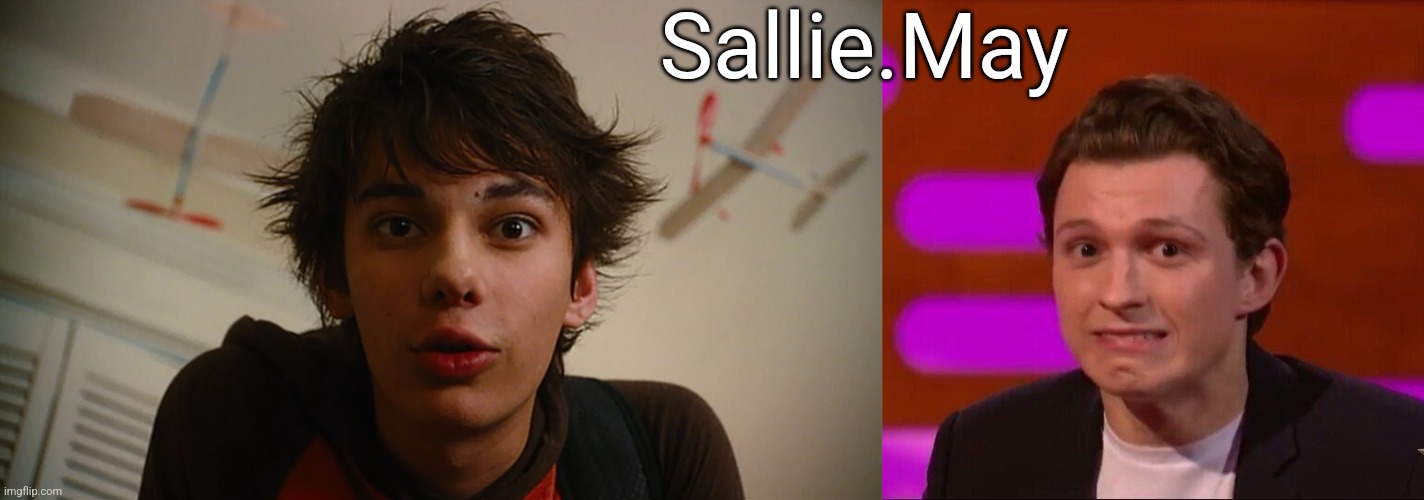 Sallie.May | image tagged in this is my rodrick,tom holland | made w/ Imgflip meme maker