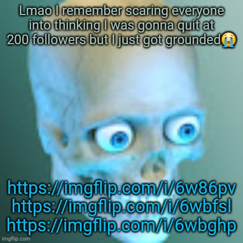 Youtube pfp | Lmao I remember scaring everyone into thinking I was gonna quit at 200 followers but I just got grounded😭; https://imgflip.com/i/6w86pv https://imgflip.com/i/6wbfsl https://imgflip.com/i/6wbghp | image tagged in youtube pfp | made w/ Imgflip meme maker