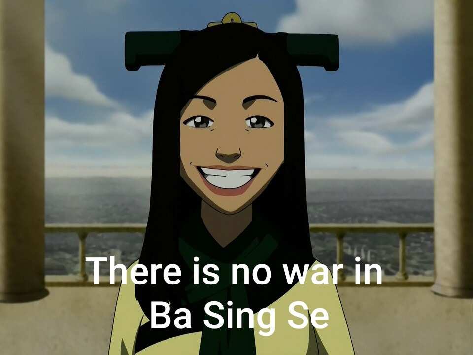 There is no war in Ba Sing Se Blank Meme Template