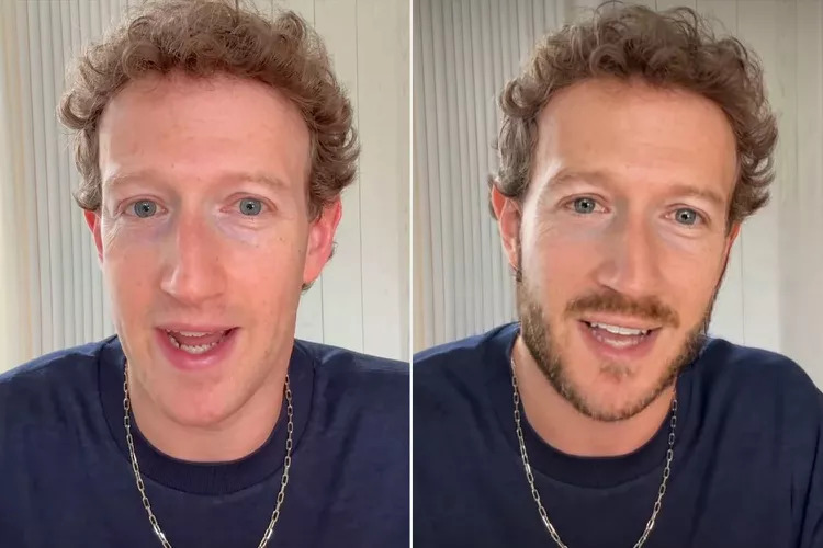 Bearded Zuckerberg Blank Meme Template