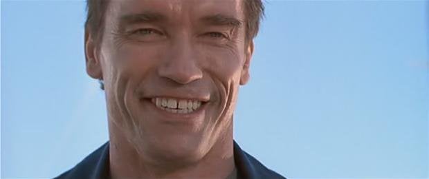 High Quality Terminator smiles Blank Meme Template