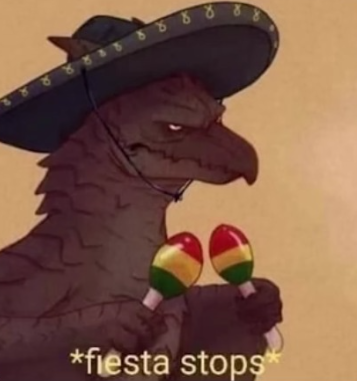 fiesta stops Blank Meme Template