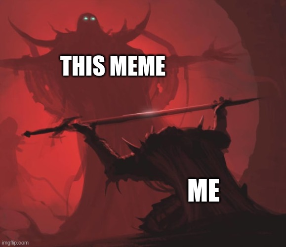 Offering the Sword | THIS MEME ME | image tagged in offering the sword | made w/ Imgflip meme maker