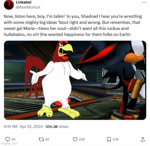 Real | image tagged in shadow the hedgehog,looney tunes | made w/ Imgflip meme maker