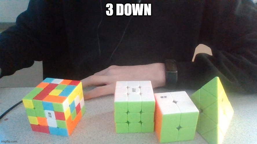 3 DOWN | made w/ Imgflip meme maker