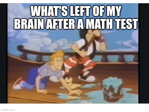 What color is an orange | WHAT'S LEFT OF MY BRAIN AFTER A MATH TEST | image tagged in math,school,brain | made w/ Imgflip meme maker