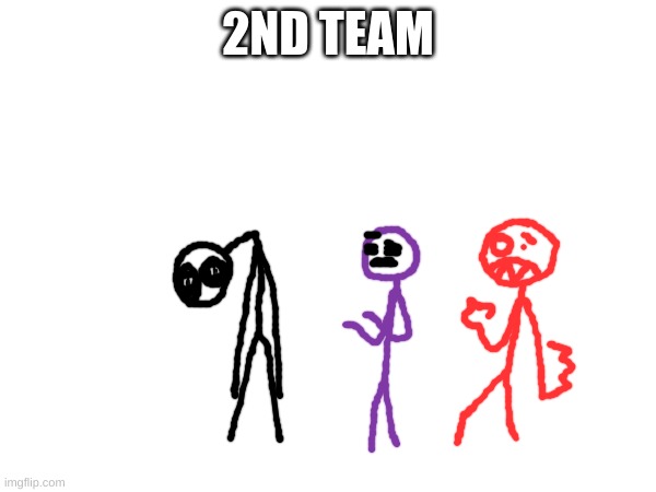 Team 2. Give them a name | 2ND TEAM | made w/ Imgflip meme maker