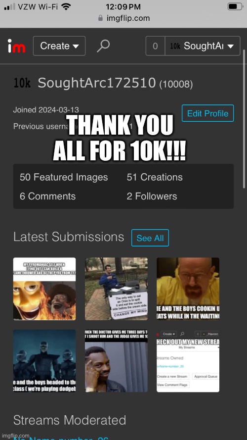Thank you | THANK YOU ALL FOR 10K!!! | made w/ Imgflip meme maker
