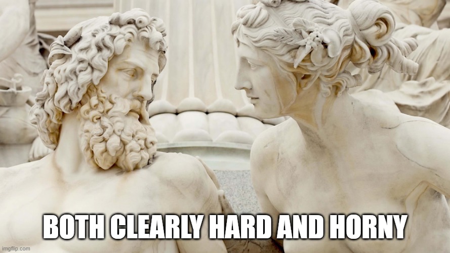 Hard | BOTH CLEARLY HARD AND HORNY | image tagged in sex jokes | made w/ Imgflip meme maker