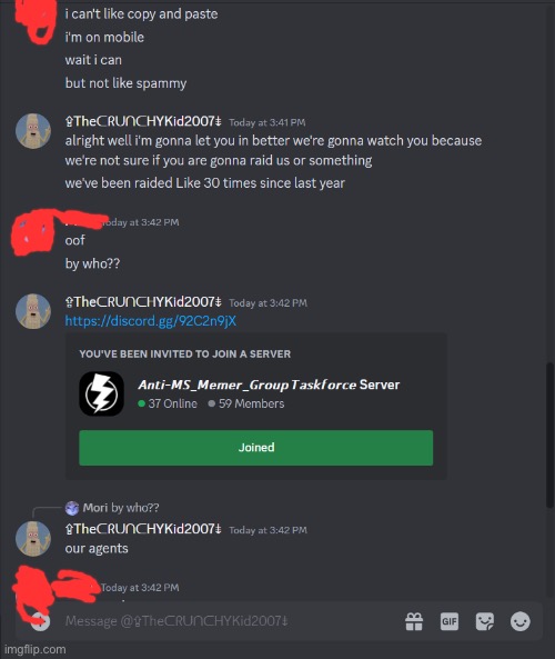 AMT discord AKA a discord server full of degenerate future pedos - Imgflip