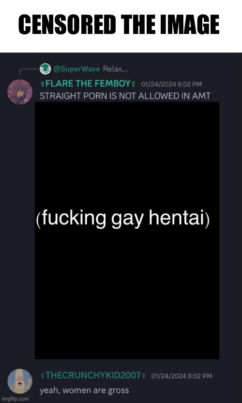 Was from months ago when me and several people were spying in the server | CENSORED THE IMAGE | made w/ Imgflip meme maker