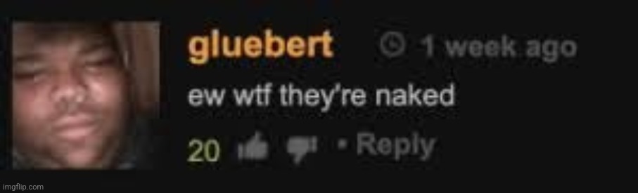 image tagged in ew wtf they're naked | made w/ Imgflip meme maker