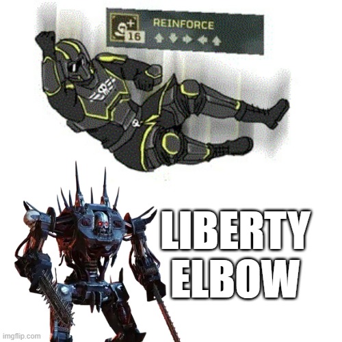 liberty elbow | LIBERTY ELBOW | image tagged in diver drop | made w/ Imgflip meme maker
