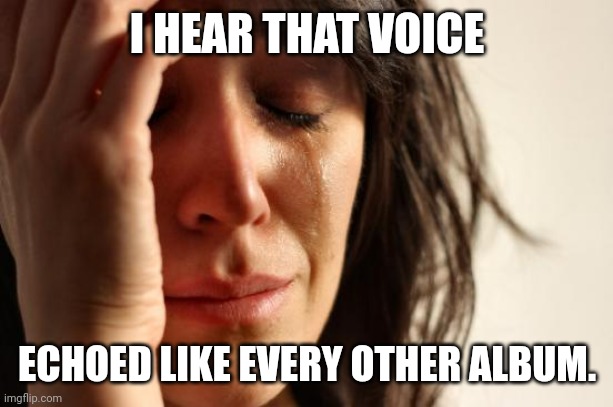 Tree Swifty | I HEAR THAT VOICE; ECHOED LIKE EVERY OTHER ALBUM. | image tagged in memes,first world problems,sounds,echoes,platnumb | made w/ Imgflip meme maker