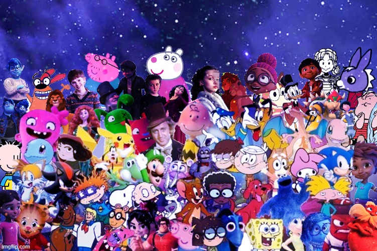 All my favorite characters (How many can you recognize?) | made w/ Imgflip meme maker