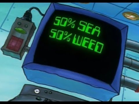 SpongeBob weed Blank Meme Template