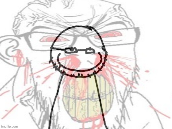 Can't even ratio someone cuz shitmids think it's "brigading" like don't even know what that is | image tagged in grhahhrg credit copernicium | made w/ Imgflip meme maker
