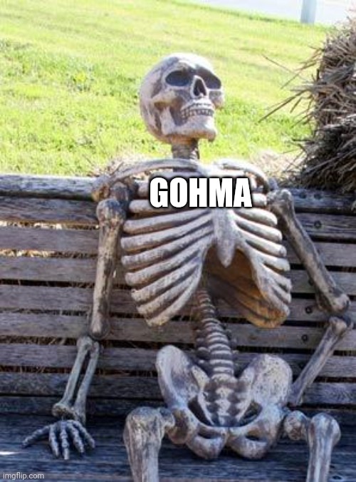 Waiting Skeleton Meme | GOHMA | image tagged in memes,waiting skeleton | made w/ Imgflip meme maker