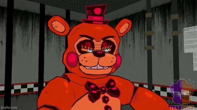 Toy Freddy as Caseoh | image tagged in fnaf | made w/ Imgflip meme maker